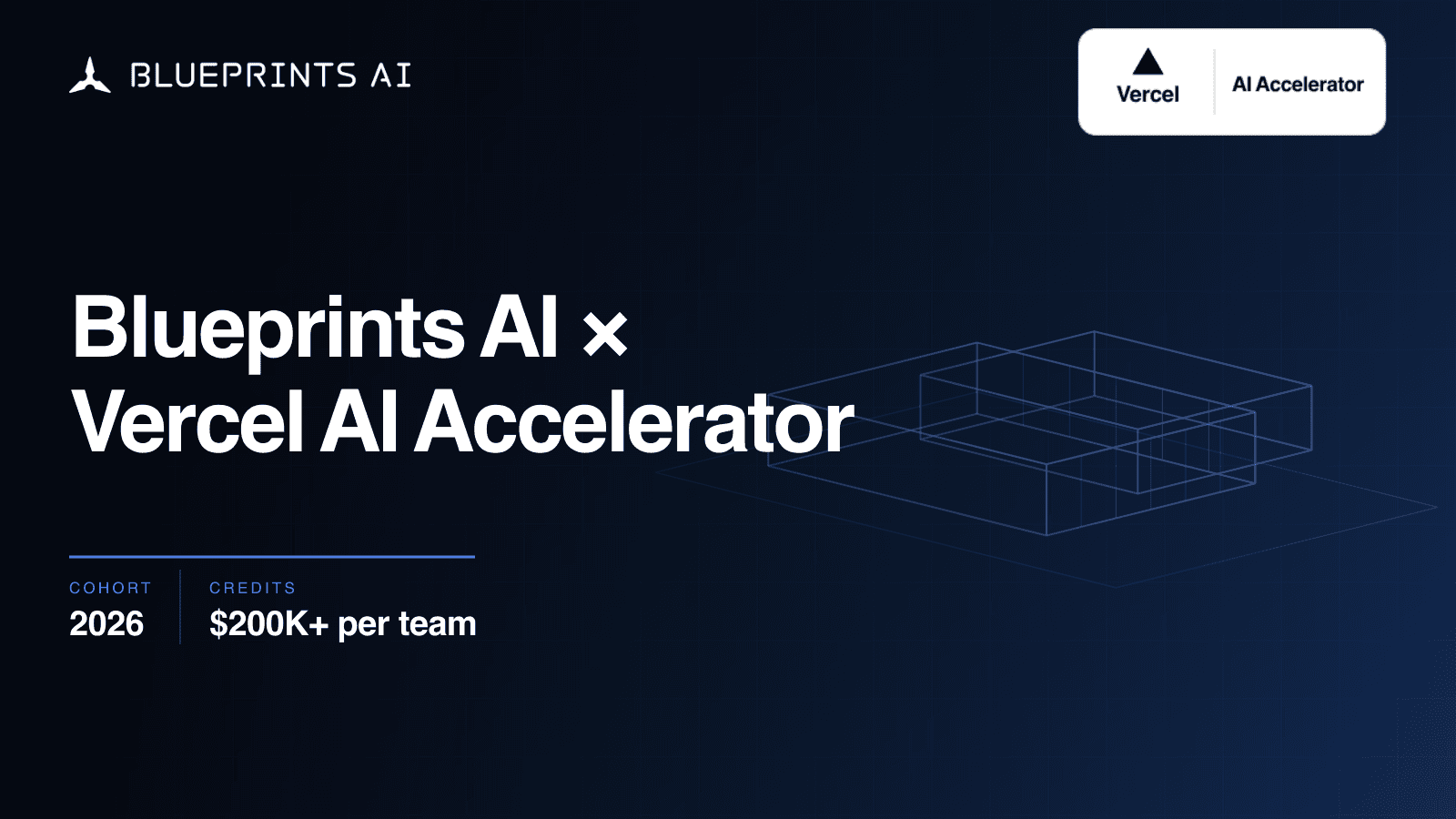 Blueprints AI Joins the 2026 Vercel AI Accelerator